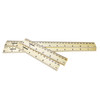 Pack of 24 30cm Wooden Rulers by Janrax