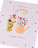 Boofle Watering Flowers Granny Birthday Card