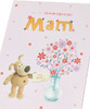 Boofle Lovely Design And Vase Of Flowers Mam Birthday Card