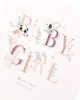 Welcome Little One New Birth Baby Girl Congratulations Card