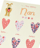 Cute Design Boofle Holding A Heart Nan Birthday Card