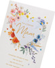 Cute Design With Heart With Watercolour Florals Mam Birthday Card
