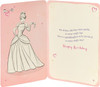Disney Princess Cinderella Ariel Tiana Granddaughter Birthday Card With Badge 