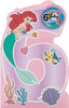 Disney Ariel Design 6th Birthday Card with Badge