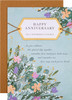 Classic Floral Design with Heartfelt Verse Special Couple Anniversary Card