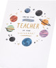 Planet Design Thank You Teacher Card
