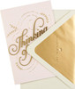 Signature Collection Design with 3D Effect Attachment Thinking of You Blank Card 