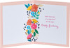 Bright Floral Design Friend Birthday Card