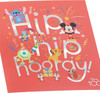 Disney 100  Hip Hip Hooray! Stamp Design Blank Greetings Card