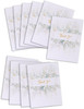 Botanical Design Multipack of 10 Thank You Cards with Envelopes