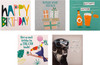 Multipack of 20 Birthday Cards in 20 Contemporary Designs