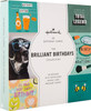 Multipack of 20 Birthday Cards in 20 Contemporary Designs