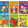 12 x Pack of 6 Mini Colouring & Activity Books for Boys