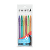 12 x Pack of 6 Colourful Retractable Ballpoint Pens