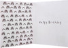 Fun Animal Designs, Black & Orange, Pack of 10 Multi Pack Children's Birthday Cards