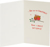 Red & Silver Foil Design Son & Daughter-In-Law Christmas Card