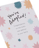 Bright Pattern Design Adoption Congratulations Card