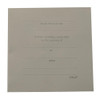 Pack of 10 Silver Foil Finished Wedding Evening Invitation Cards