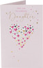 Foil Mini Hearts Design Daughter Birthday Card