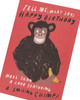 Chimp Joke Design Birthday Card