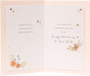 Gold Champagne Design Wedding Congratulations Card