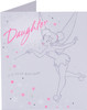 Disney Tinker Bell Design Daughter Birthday Card