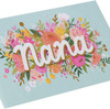 Flower & Bold Font Design Nana Birthday Card