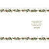 Wreath Design Open Christmas New Year Card