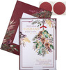 Traditional Season Foliage Design Husband Boxed Christmas Card