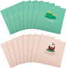 Funny Brussel Sprout and Pudding Design Pack of 16 Charity Christmas Cards