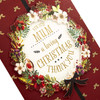 Traditional 3D Festive Wreath Design Mum Christmas Card