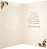 Traditional 3D Festive Wreath Design Mum Christmas Card