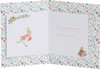 Sweet Peter Rabbit Design Granddaughters 1st Christmas Card