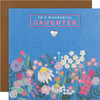 Floral Bloom Design Daughter Birthday Card
