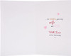 Forever Friends Pink Raffia Bow Wife Anniversary Card