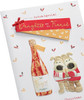 Boofle Daughter & Fiance Embellished Christmas Card