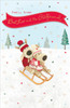 Boofle For A Great Brother & Girlfriend Christmas Card