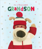 Boofle For a Brilliant Grandson Christmas Card