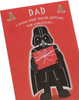 Star Wars  Darth Vader Design Dad Christmas Card