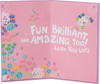 Fun Design Lovely Daughter Birthday Card with Badge 