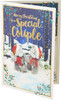 Bears Wearing Scarves 3D Holographic Special Couple Christmas Card