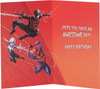 Multiple Suits Design Marvel Spider-Man Brother Birthday Card