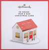 2X Cards Christmas Card for Mum and Dad Classic Pop-up 3D House Design
