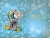 Bear Holding Gift 30th Birthday Card