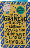 Bright Design Grandad Birthday Card With Badge