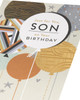 Cool Balloons Design Son Birthday Card