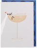 Kindred Couple In Cocktail Glass Wedding Card