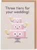 Kindred X David Olenick Three Tiers Wedding Congratulations Card