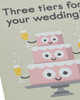 Kindred X David Olenick Three Tiers Wedding Congratulations Card