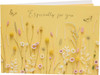 Warm Flower Design Birthday Card